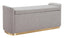 ZUO Dobo Storage Bench Gray