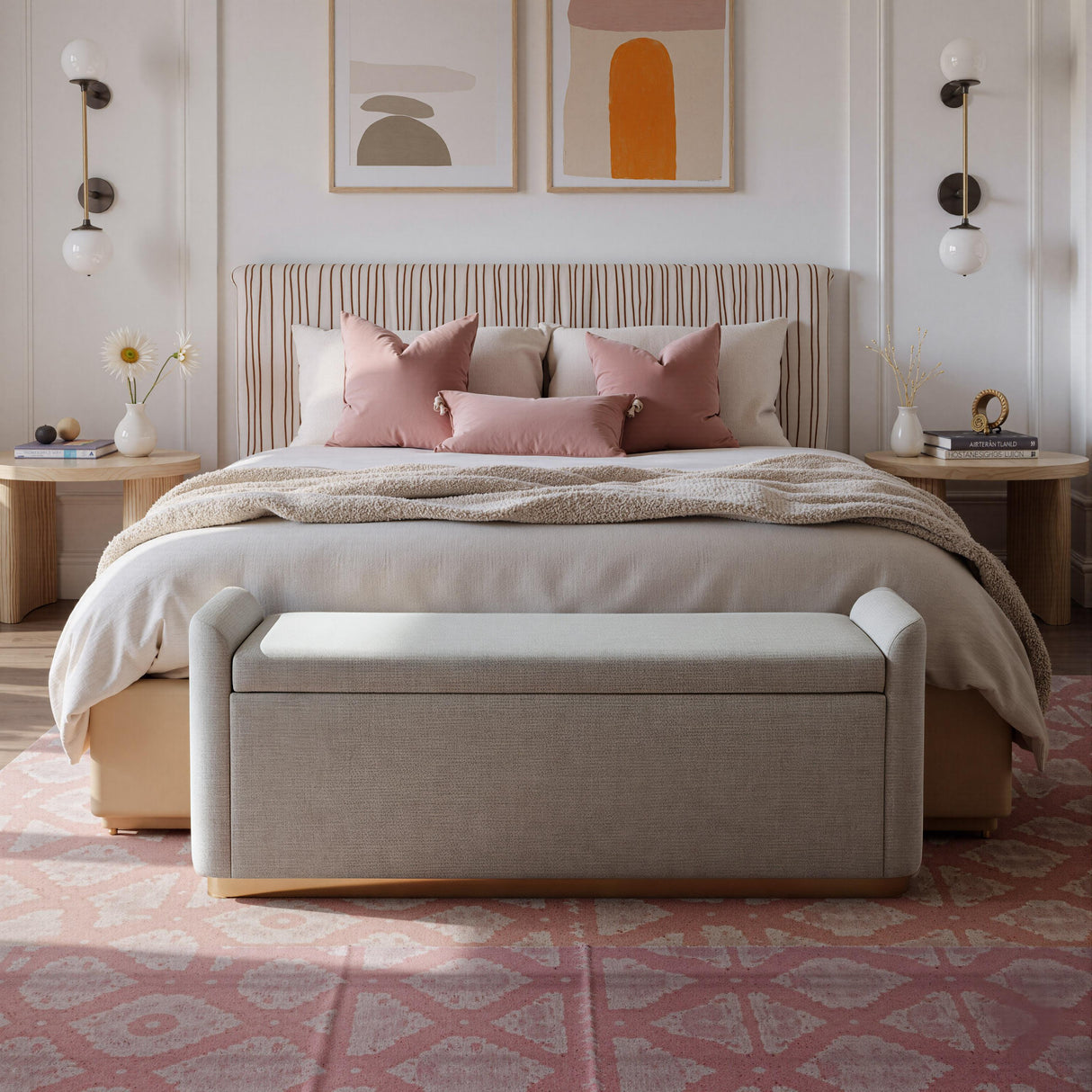 ZUO Dobo Storage Bench Gray