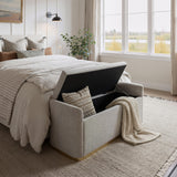 ZUO Dobo Storage Bench Gray
