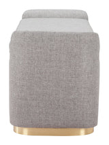 ZUO Dobo Storage Bench Gray