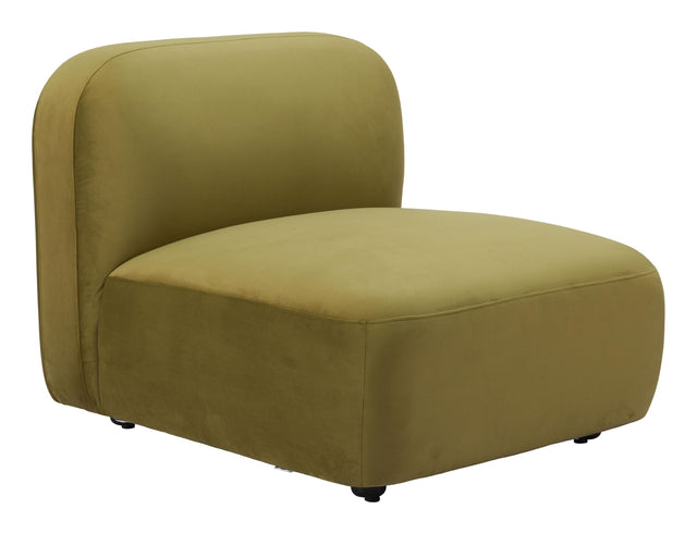 ZUO Biak Middle Chair Green
