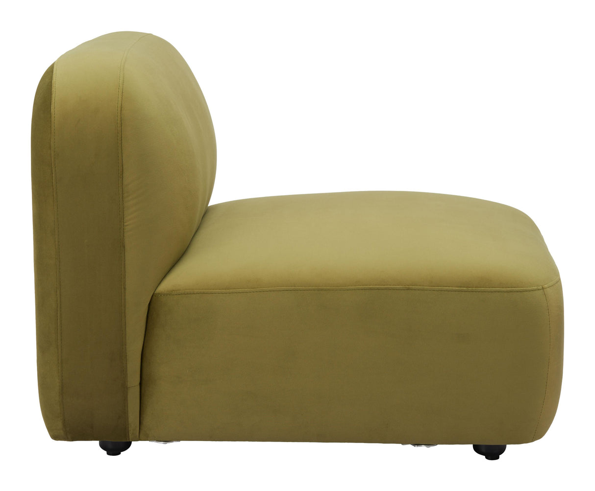 ZUO Biak Middle Chair Green