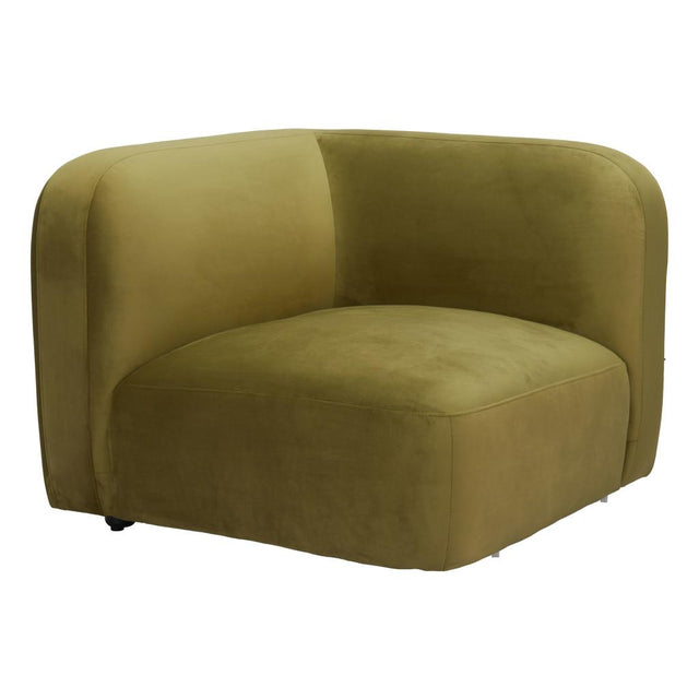 ZUO Biak Corner Chair Green