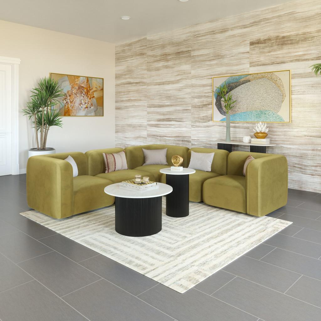 ZUO Biak Corner Chair Green