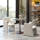 ZUO Minet Dining Chair Linen White