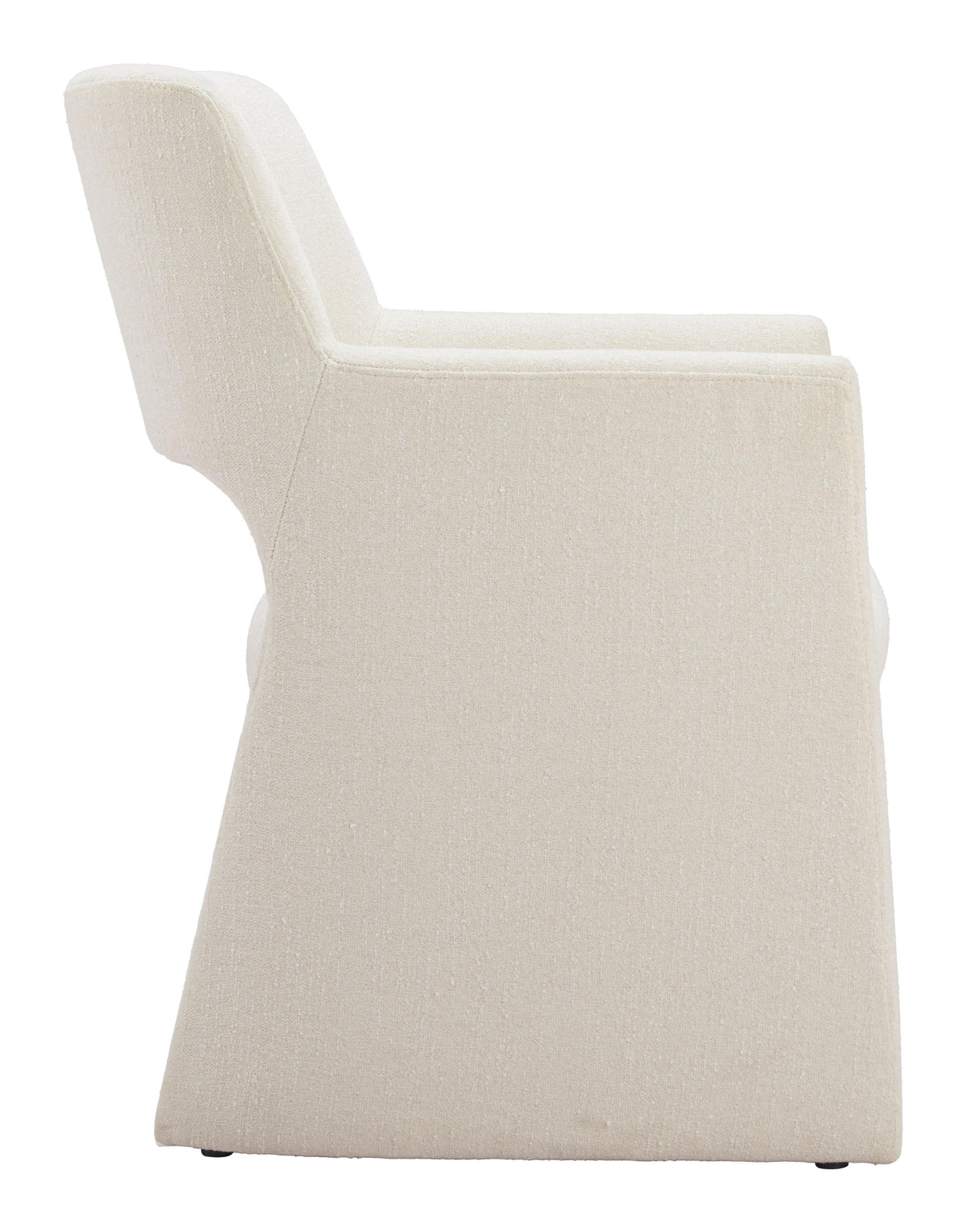 ZUO Minet Dining Chair Linen White
