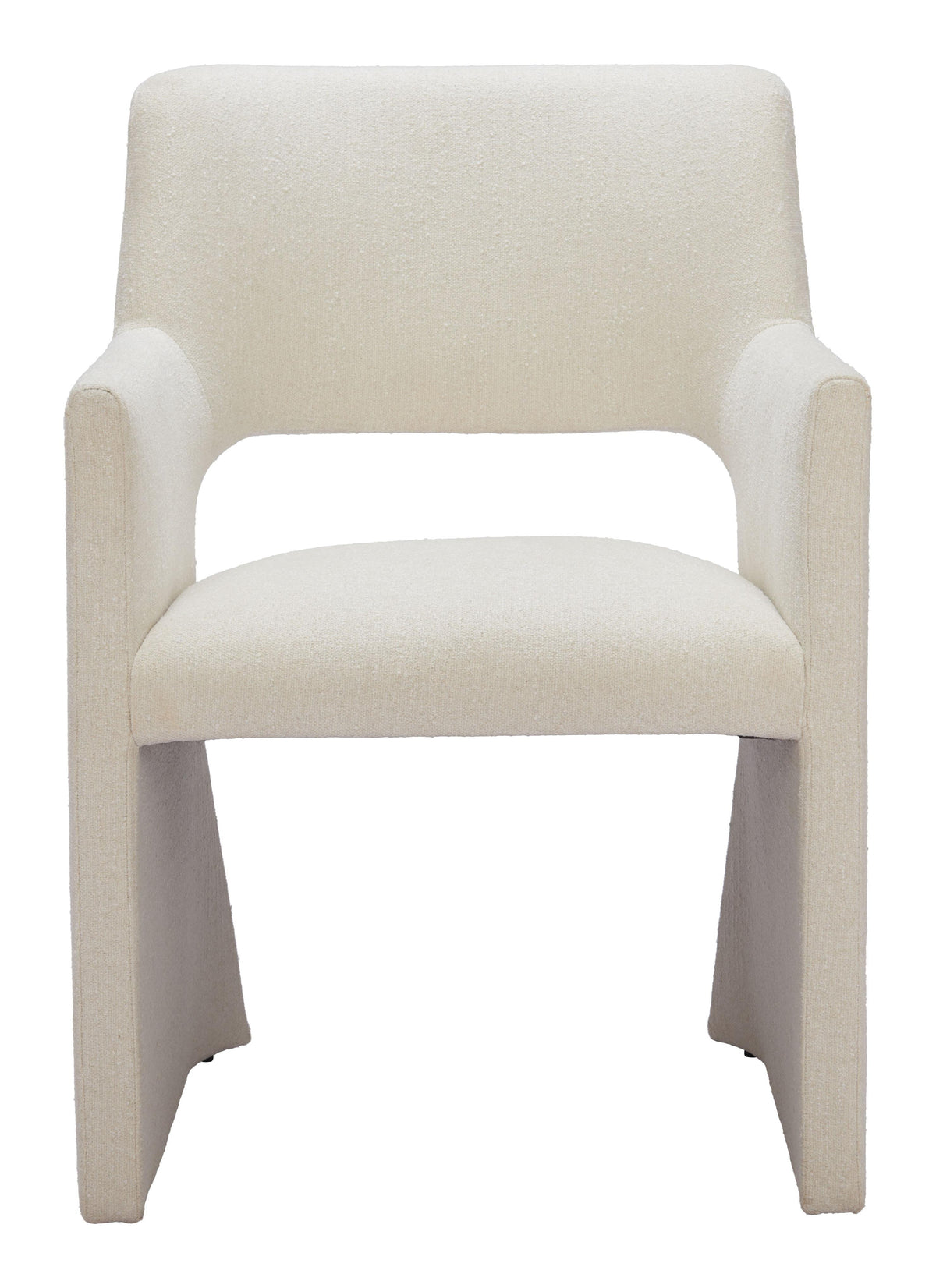 ZUO Minet Dining Chair Linen White