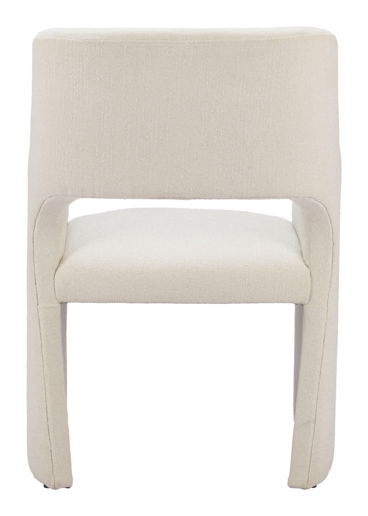 ZUO Minet Dining Chair Linen White