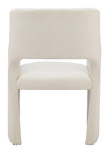 ZUO Minet Dining Chair Linen White