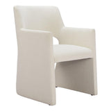 ZUO Minet Dining Chair Linen White