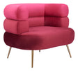 ZUO Arish Accent Chair Red