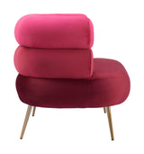 ZUO Arish Accent Chair Red