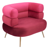ZUO Arish Accent Chair Red
