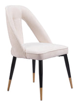 ZUO Artus Dining Chair Ivory
