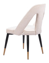 ZUO Artus Dining Chair Ivory