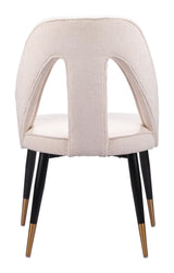 ZUO Artus Dining Chair Ivory
