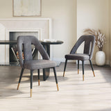 ZUO Artus Dining Chair Gray