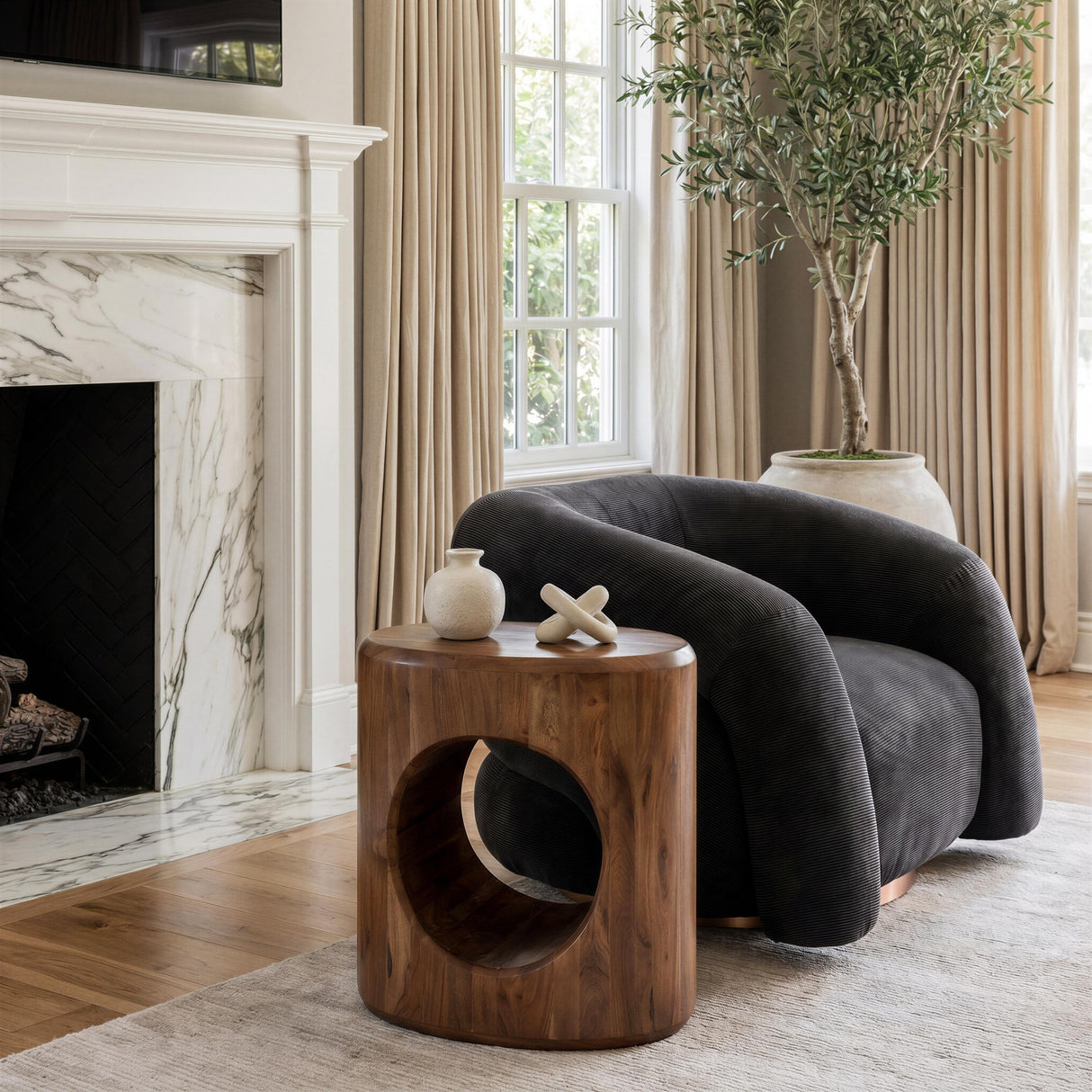 ZUO Havn Accent Chair Black