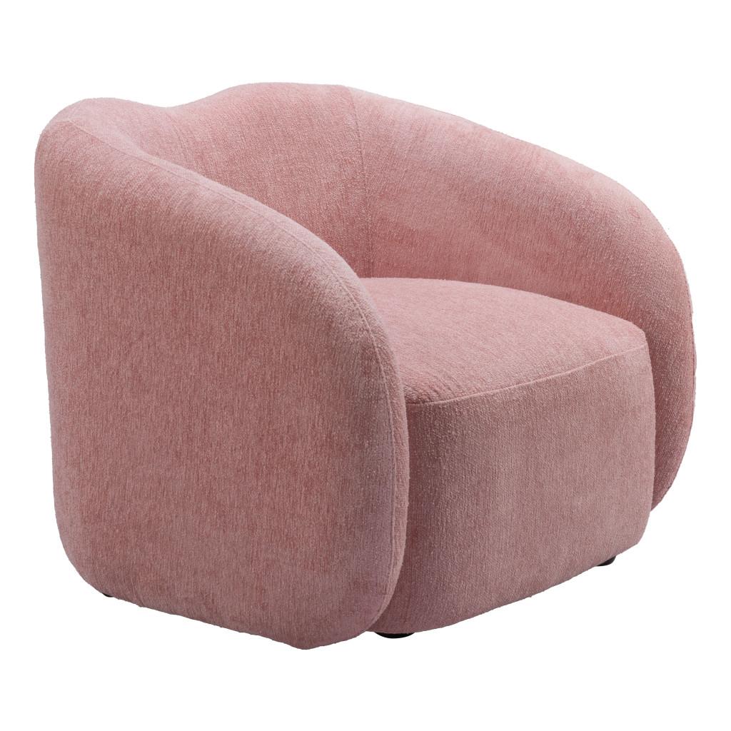 ZUO Tallin Accent Chair Mauve Pink