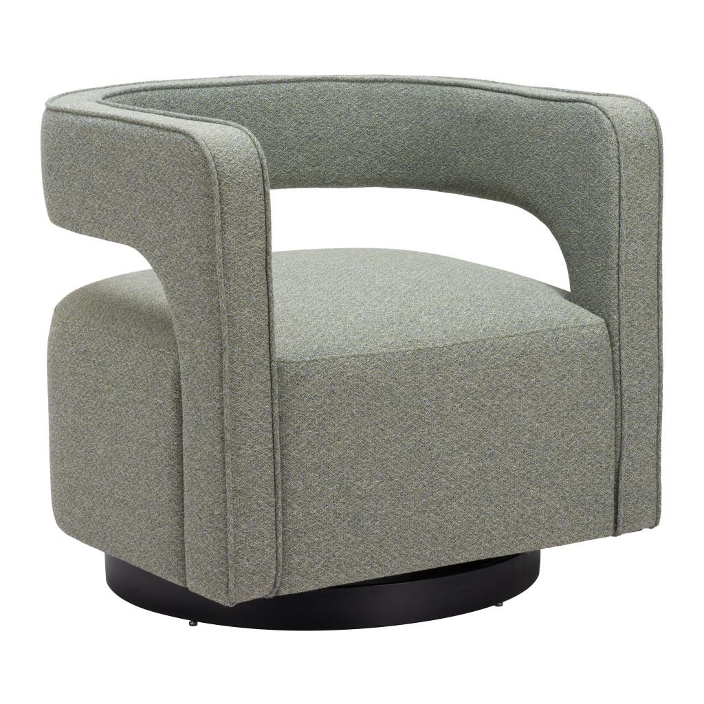 ZUO Turku Swivel Chair Sage Green