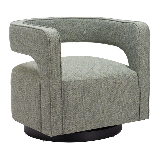 ZUO Turku Swivel Chair Sage Green