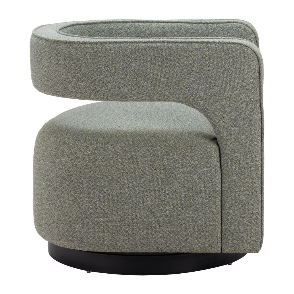 ZUO Turku Swivel Chair Sage Green