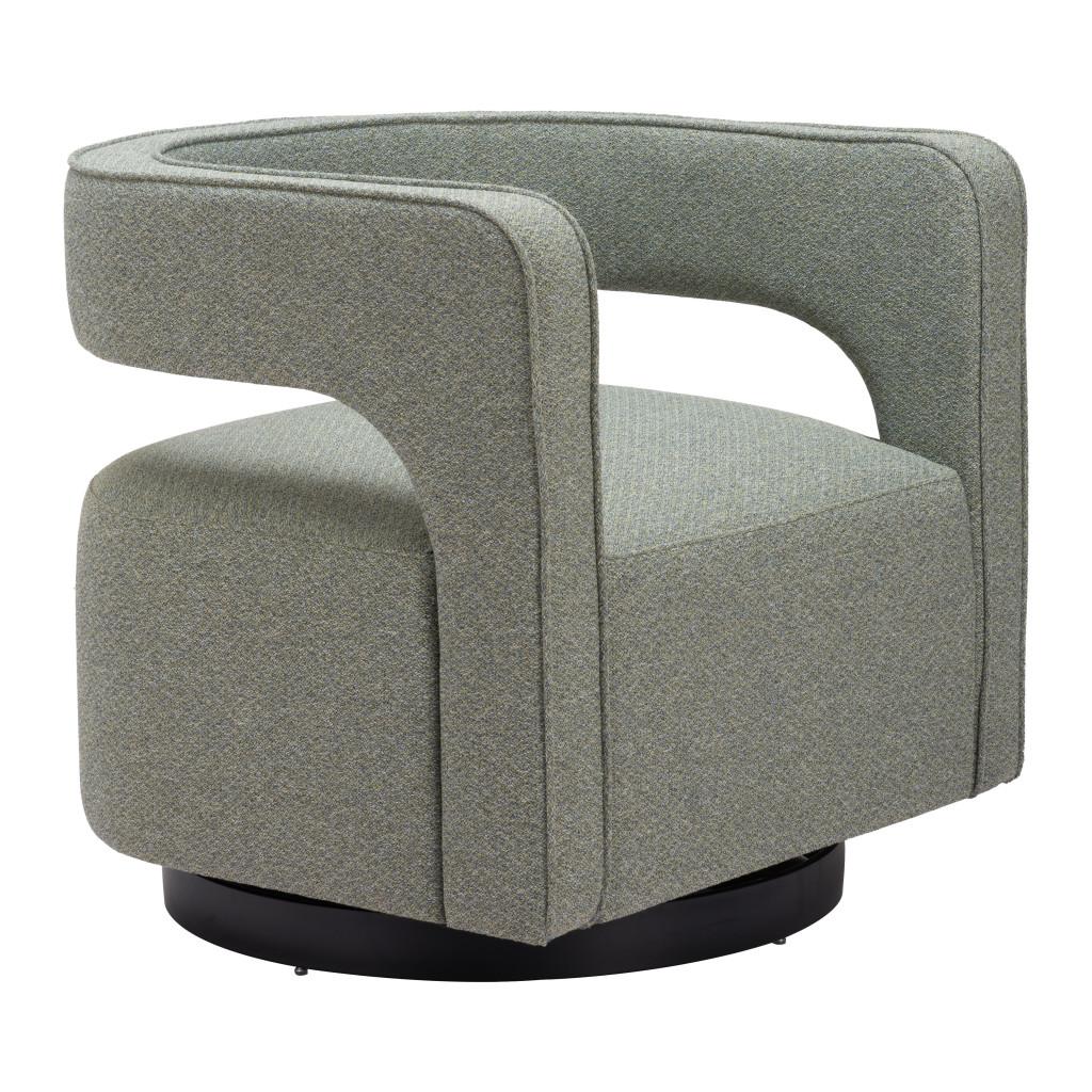 ZUO Turku Swivel Chair Sage Green