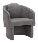ZUO Olya Accent Chair Truffle Gray
