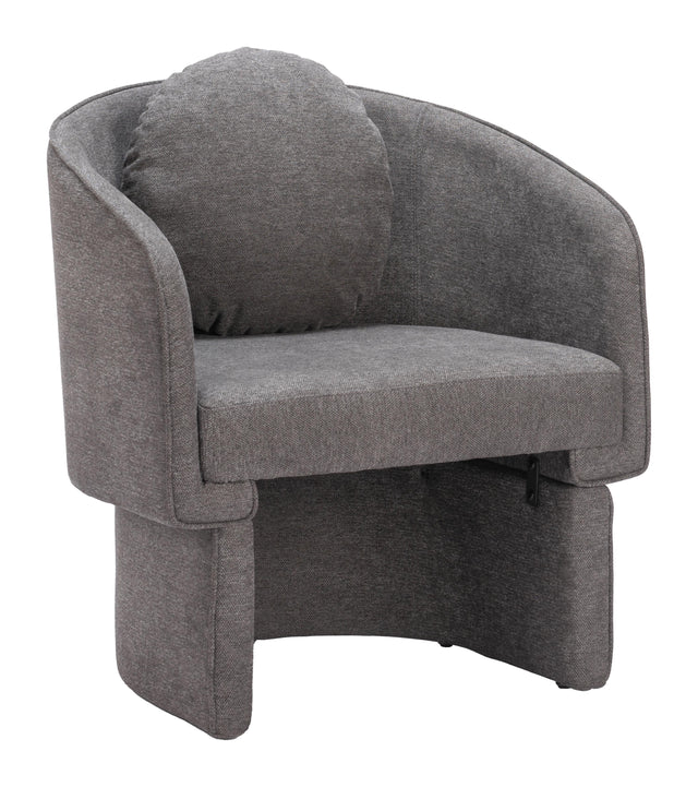 ZUO Olya Accent Chair Truffle Gray