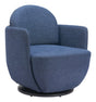 ZUO Bant Swivel Chair Blue
