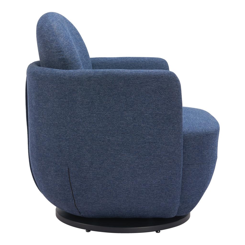ZUO Bant Swivel Chair Blue
