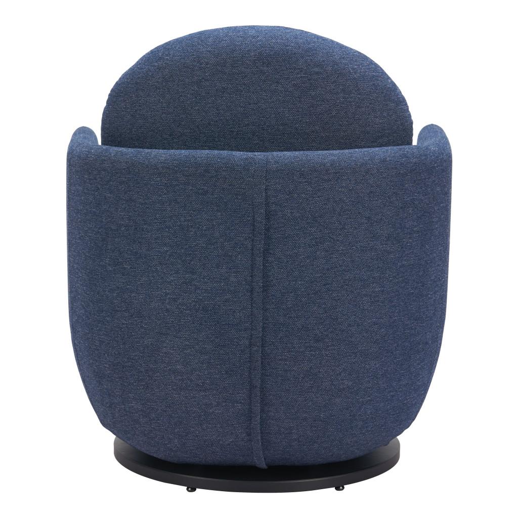 ZUO Bant Swivel Chair Blue