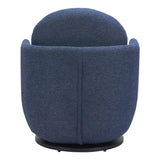 ZUO Bant Swivel Chair Blue