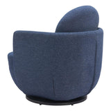 ZUO Bant Swivel Chair Blue