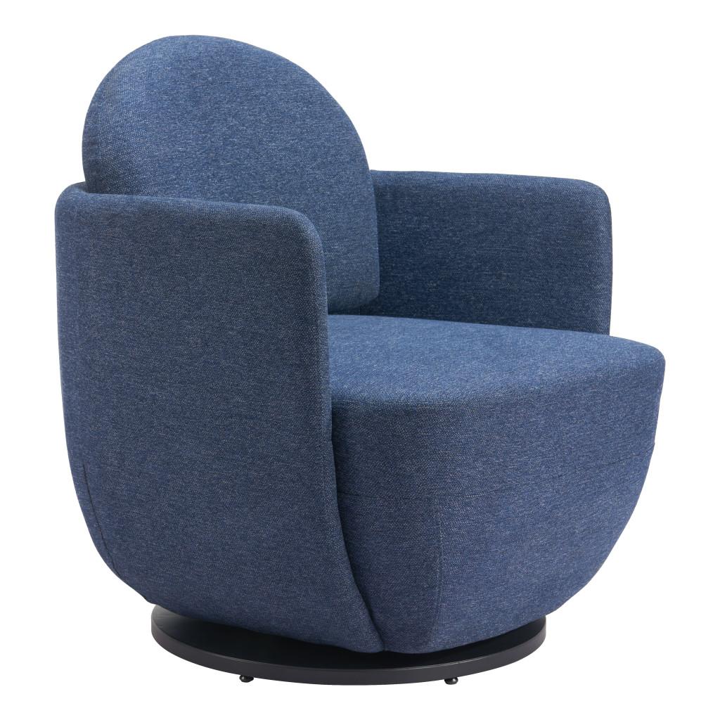 ZUO Bant Swivel Chair Blue