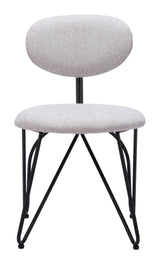 ZUO Novi Dining Chair (Set of 2) Dove Gray