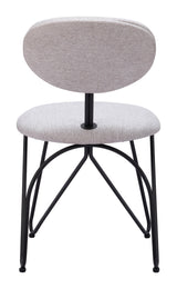 ZUO Novi Dining Chair (Set of 2) Dove Gray