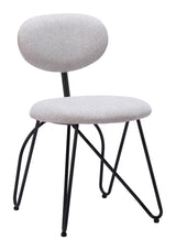 ZUO Novi Dining Chair (Set of 2) Dove Gray