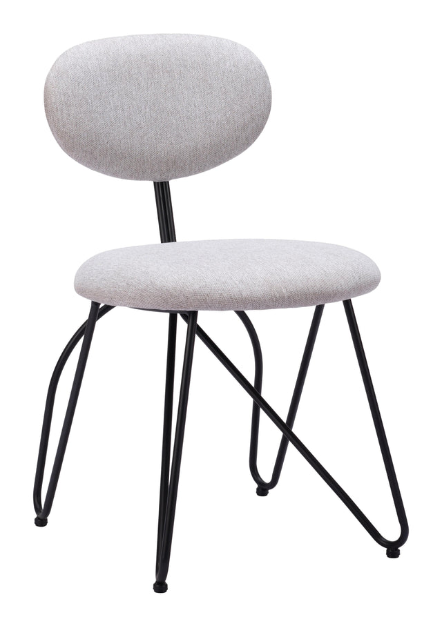 ZUO Novi Dining Chair (Set of 2) Dove Gray