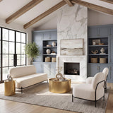 ZUO Arendal Accent Chair Vanilla