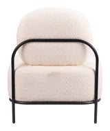 ZUO Arendal Accent Chair Vanilla