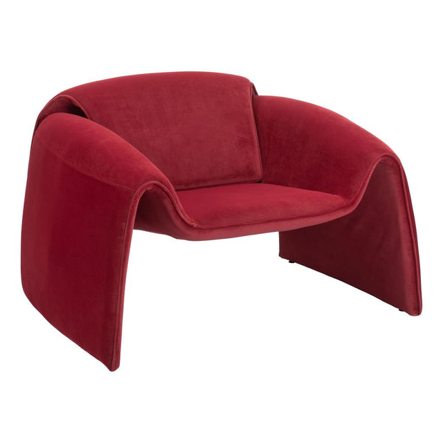 ZUO Horten Accent Chair Red