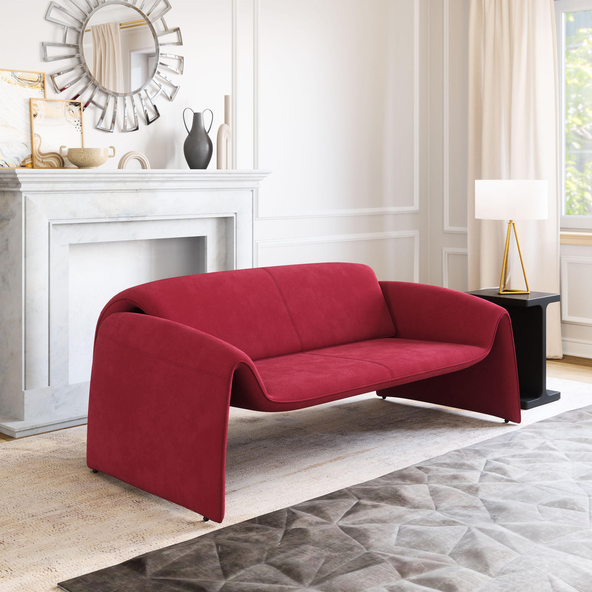 ZUO Horten Sofa Red