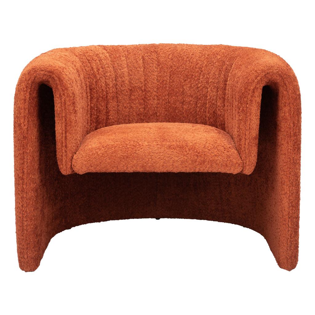 ZUO Viana Accent Chair Burnt Orange
