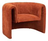 ZUO Viana Accent Chair Burnt Orange