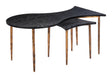 ZUO Norden Coffee Table Set (2-Piece) Black & Bronze