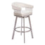 ZUO Bantry Swivel Barstool White
