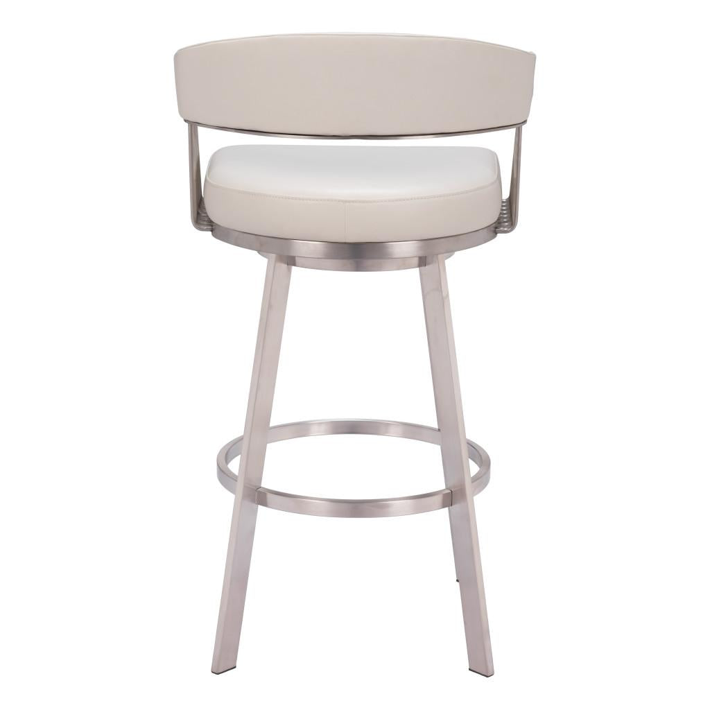 ZUO Bantry Swivel Barstool White