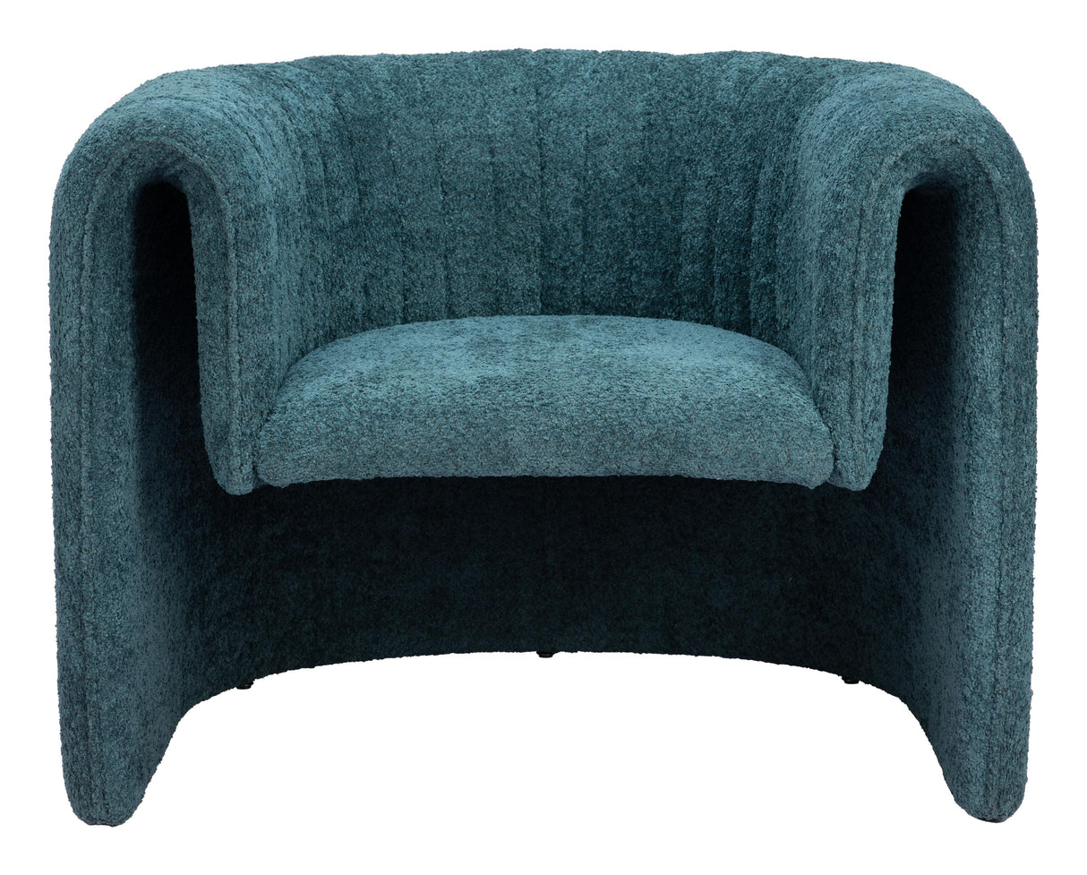 ZUO Viana Accent Chair Aquamarine