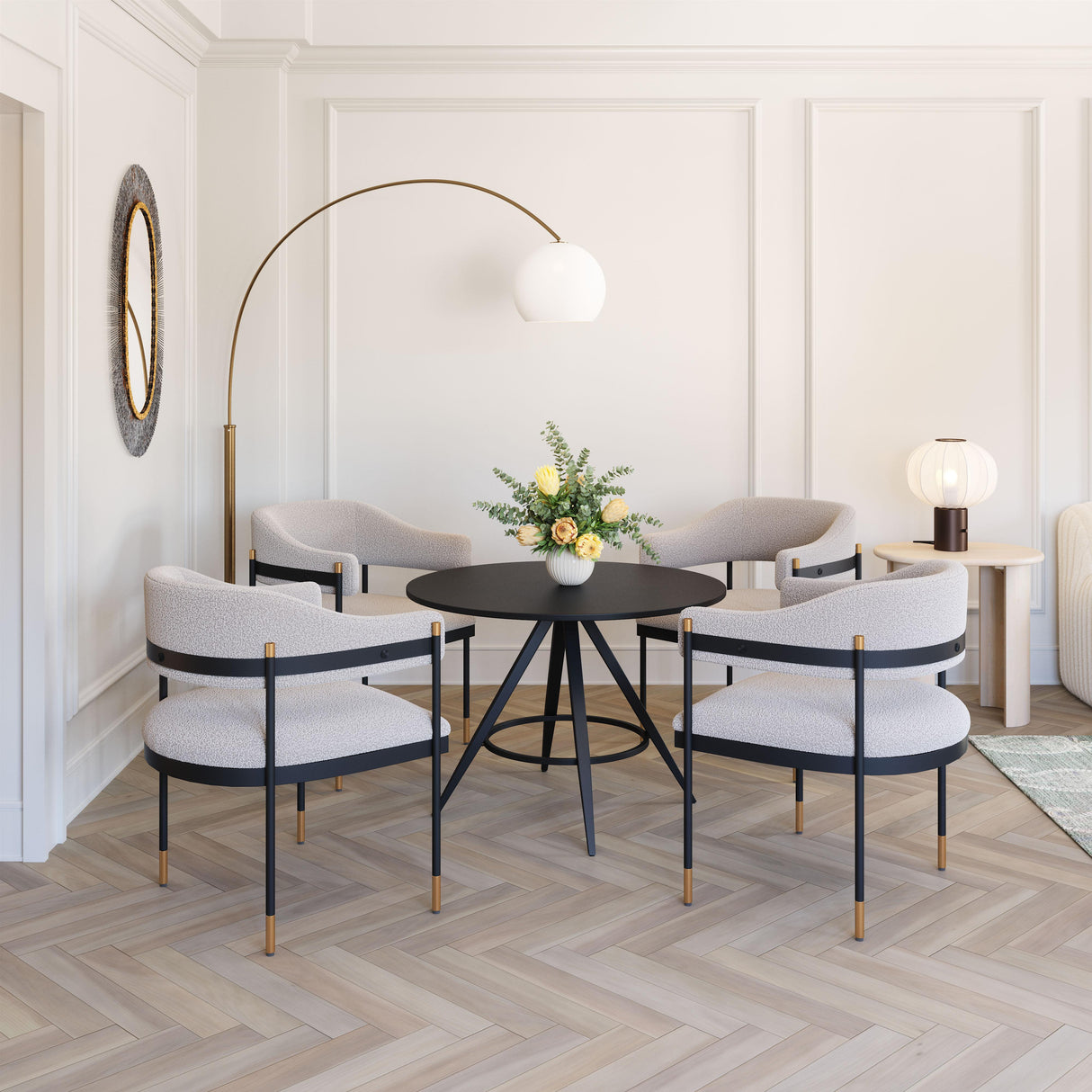 ZUO Dinos Dining Table Black